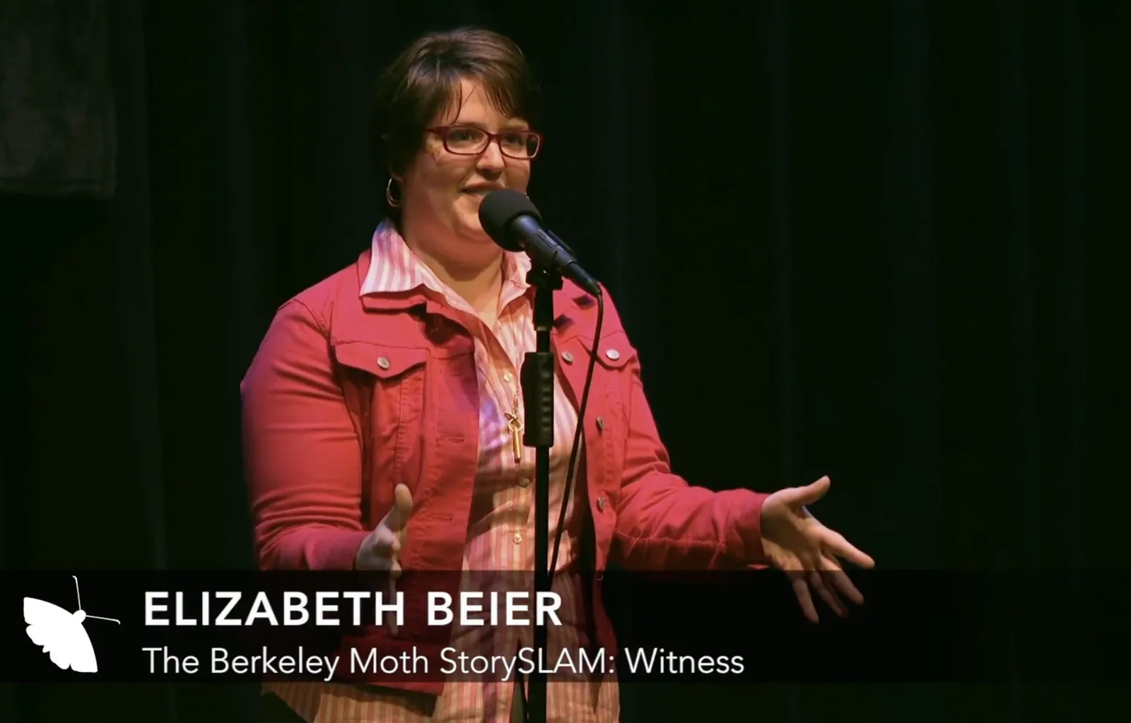 The Moth title card.